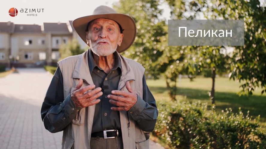 Николай Дроздов рассказывает о пеликанах в окрестностях AZIMUT Отель Волга Астрахань
