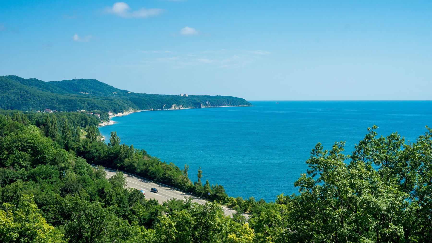 Панорамный вид на море