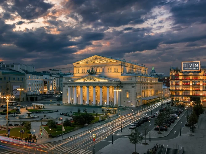 Bolshoi theatre view