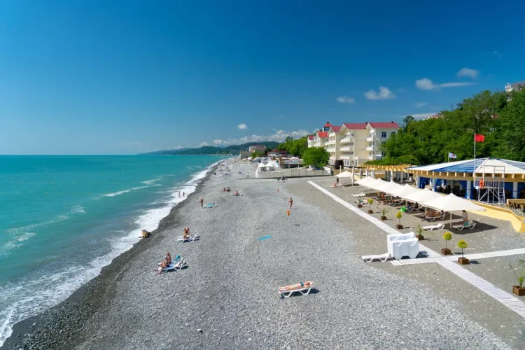 Пляж AZIMUT Здоровье Ивушка Сочи