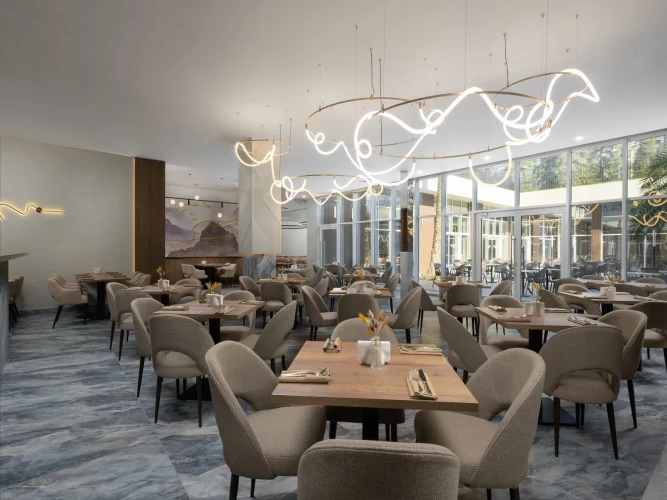 Парк Отель Виноградная Сочи. Рестораны и бары