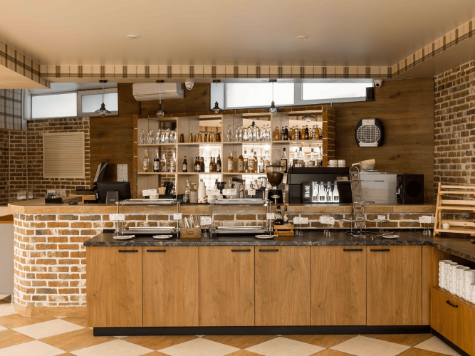 Бар в ресторане отеля