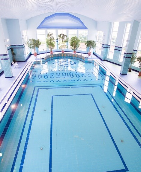 Sports complex with indoor pool