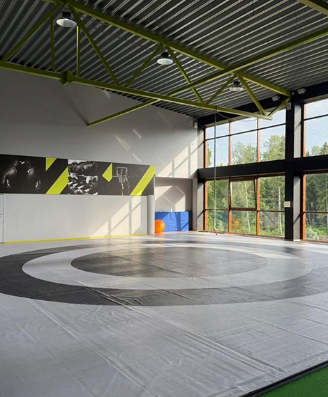 Rental of halls for sports training in the country hotel