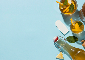 Exquisite non-alcoholic cocktails