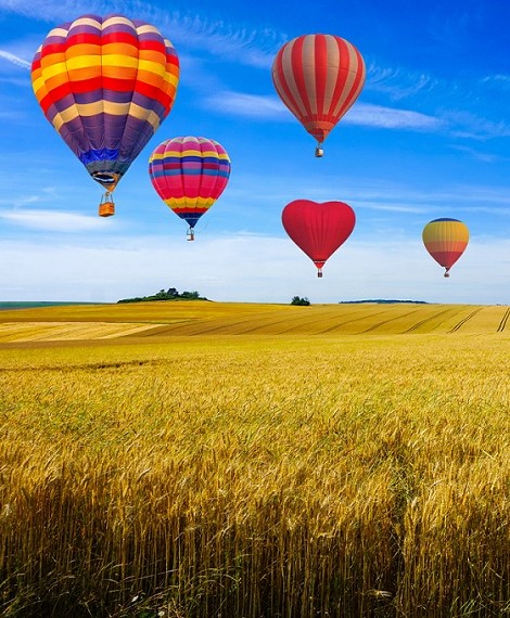 Hot air balloon flights
