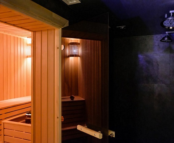 Russian and Finnish sauna